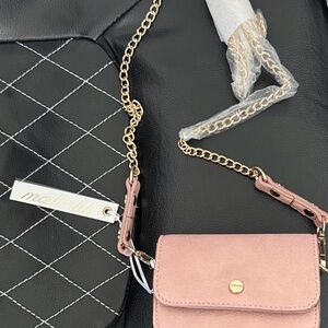 Mali + Lili Pink Mini Micro Bag Purse Vegan Leather